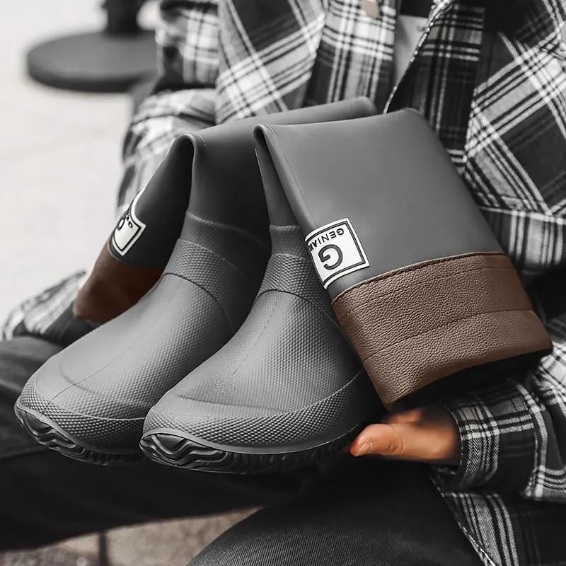 Men's And Women's High Non-slip Wear-resistant Rain Boots