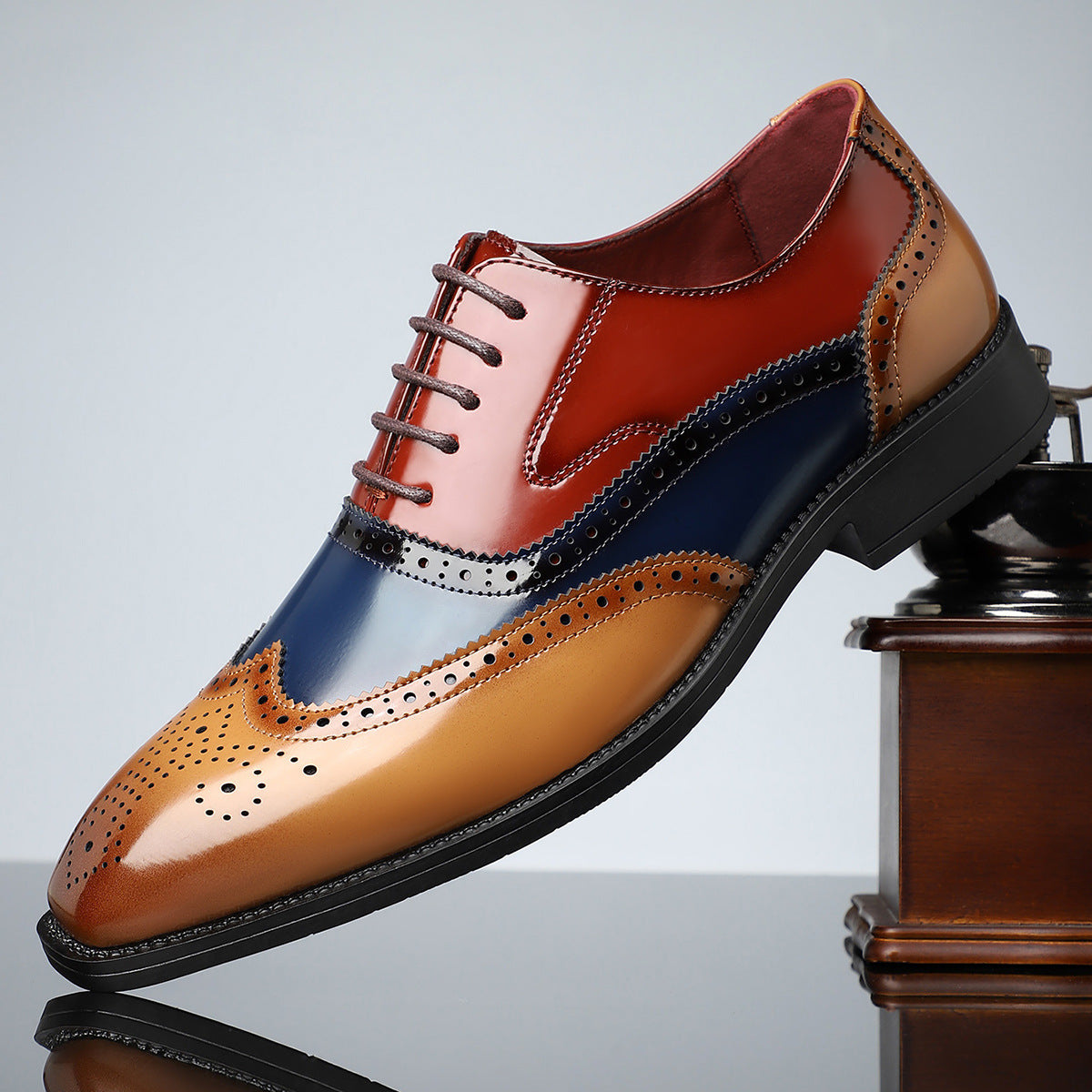Retro British Style Practical All-match Leather Shoes