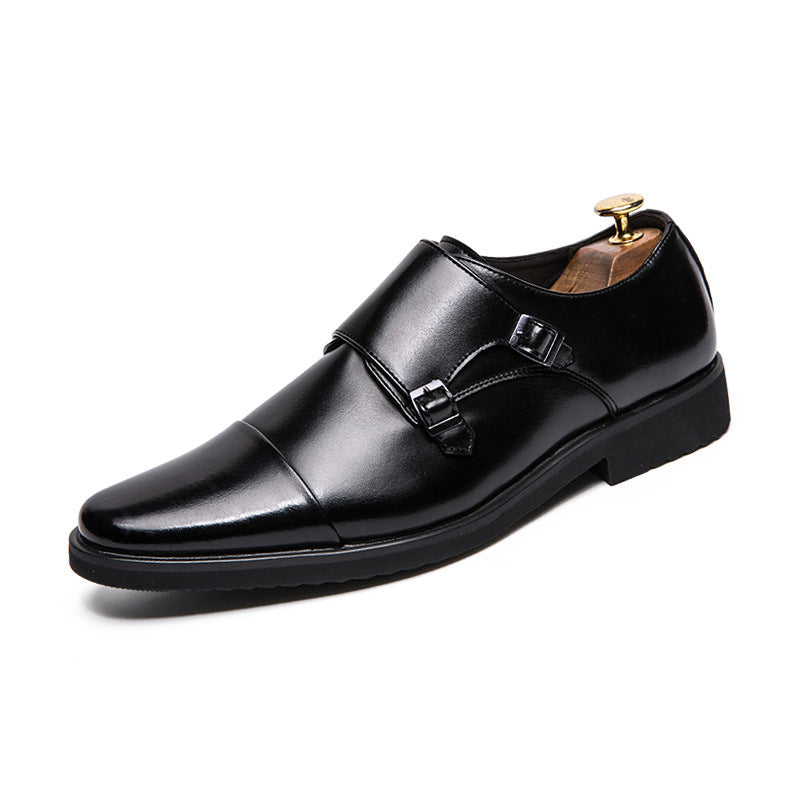 Men's British Slip On Plus Size Leather Shoes