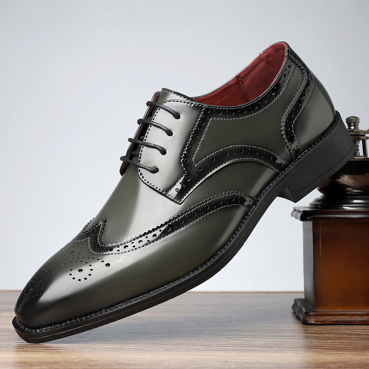 Retro British Style Practical All-match Leather Shoes
