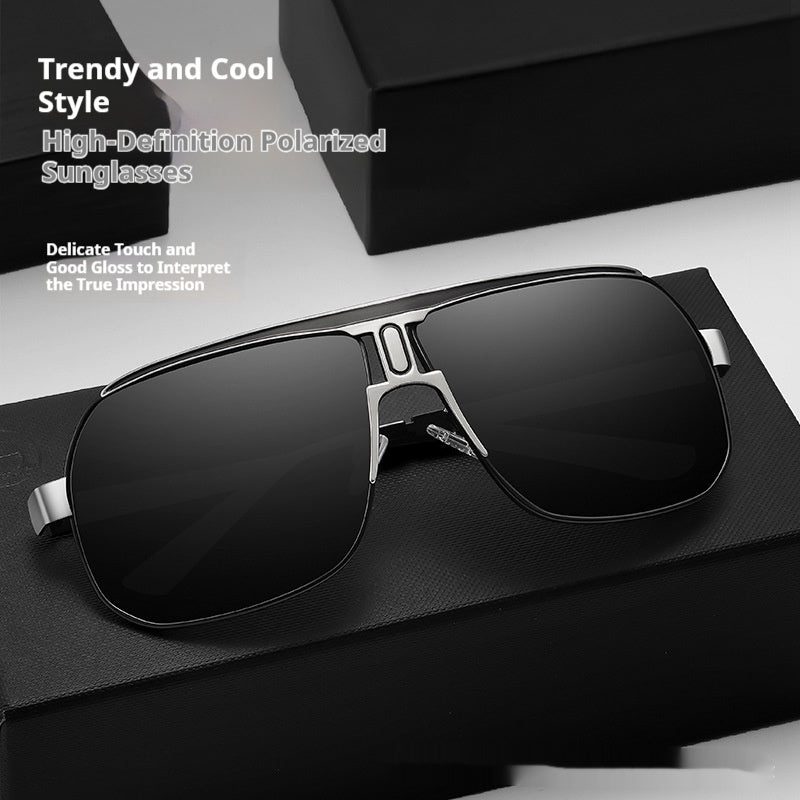 Sunglasses Male Driver Driving Sunglasses Stylish Large Frame