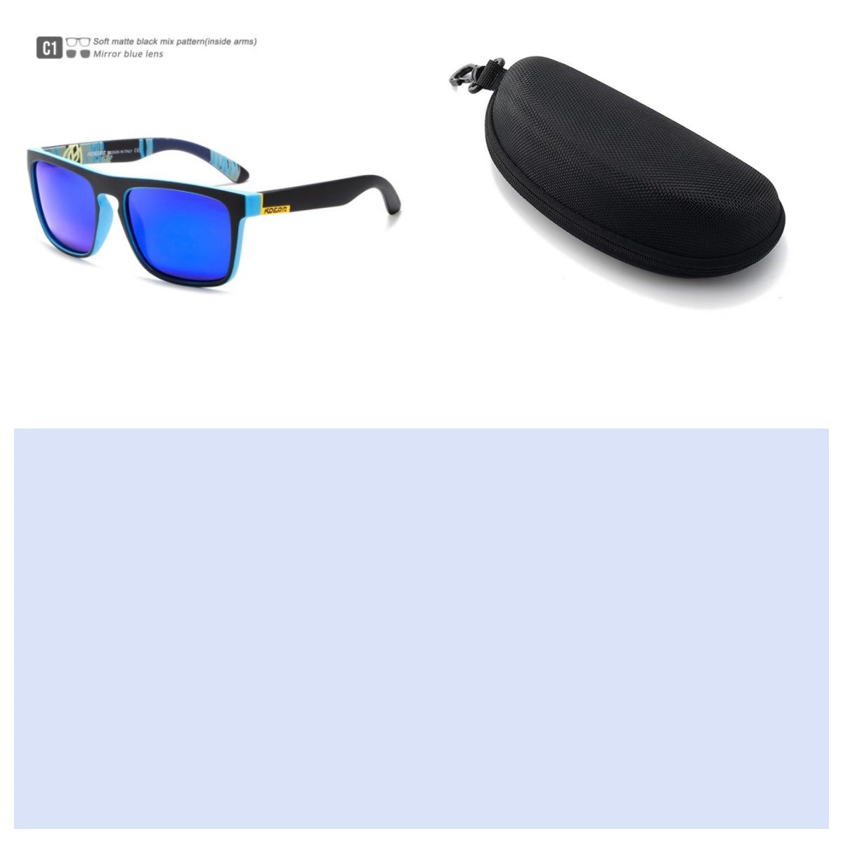 Box Colorful Driving Sunglasses Men's Polarized Sports Sunglasses