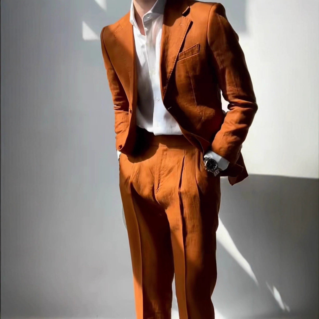 Casual And Lightweight Business Men's Trousers Top Suit