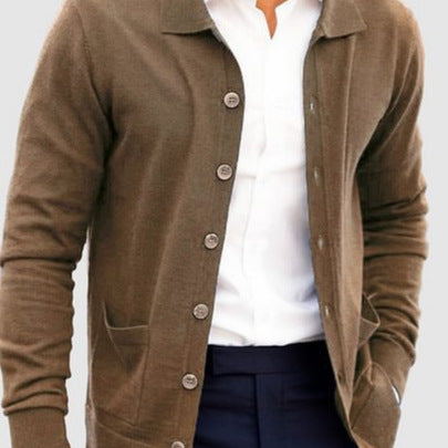 Loose Slimming And Fashionable Single-breasted Sweater Coat