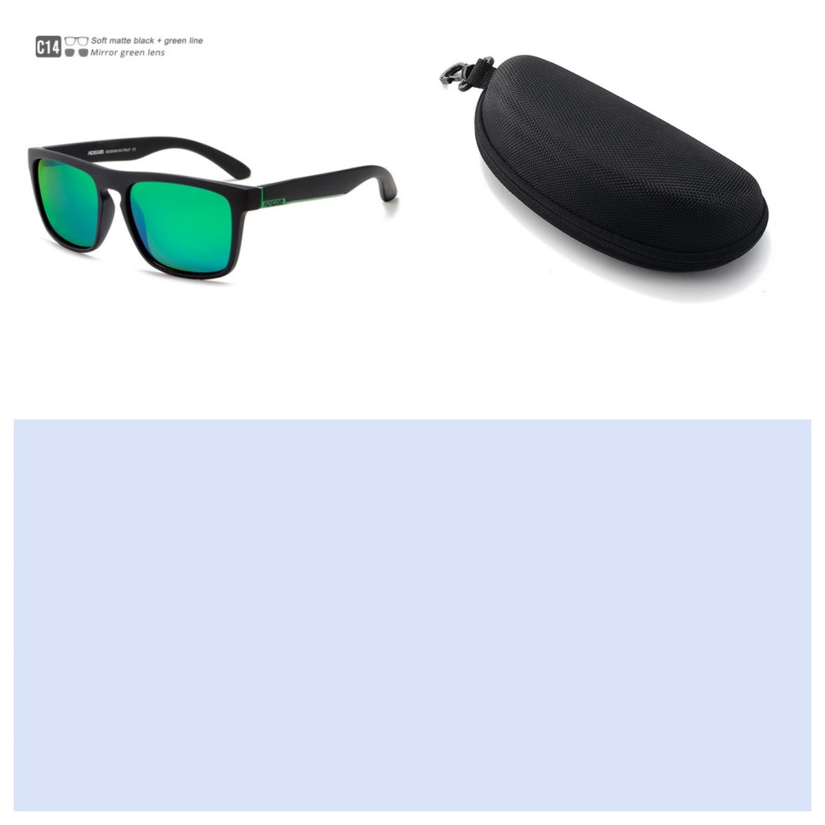 Box Colorful Driving Sunglasses Men's Polarized Sports Sunglasses