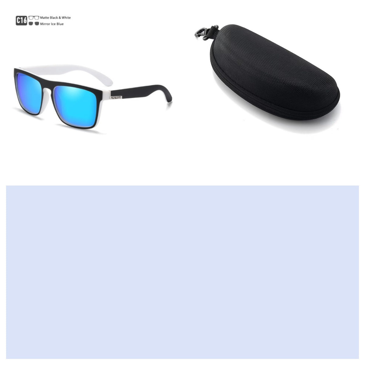 Box Colorful Driving Sunglasses Men's Polarized Sports Sunglasses