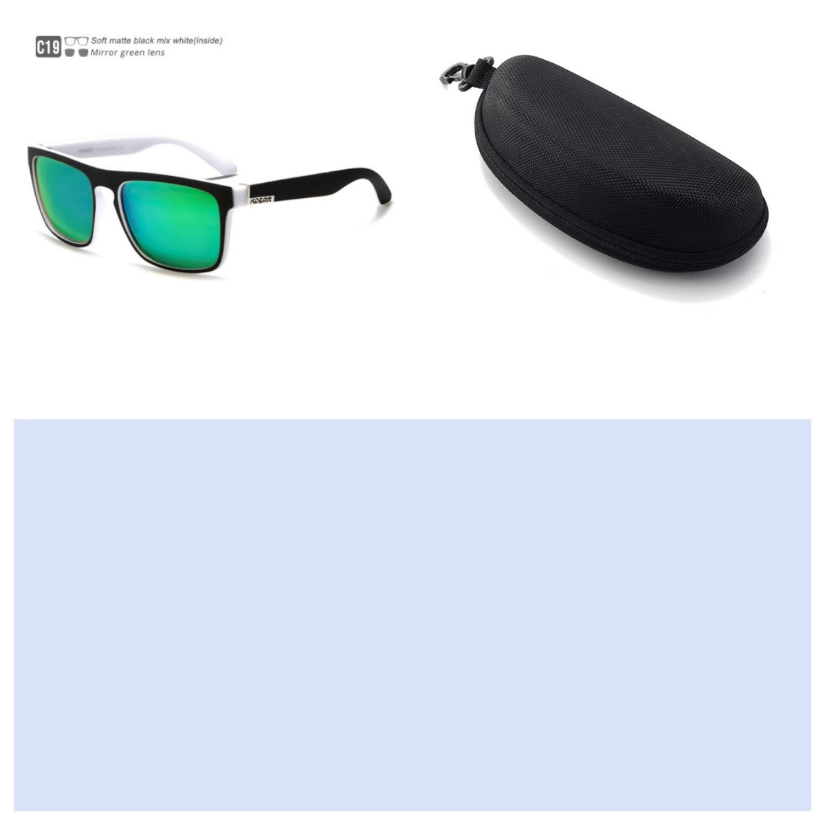 Box Colorful Driving Sunglasses Men's Polarized Sports Sunglasses