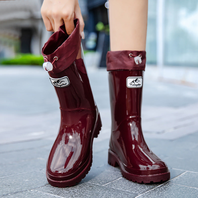 Women's Anti-slip Rain Boots Outer Water Boots