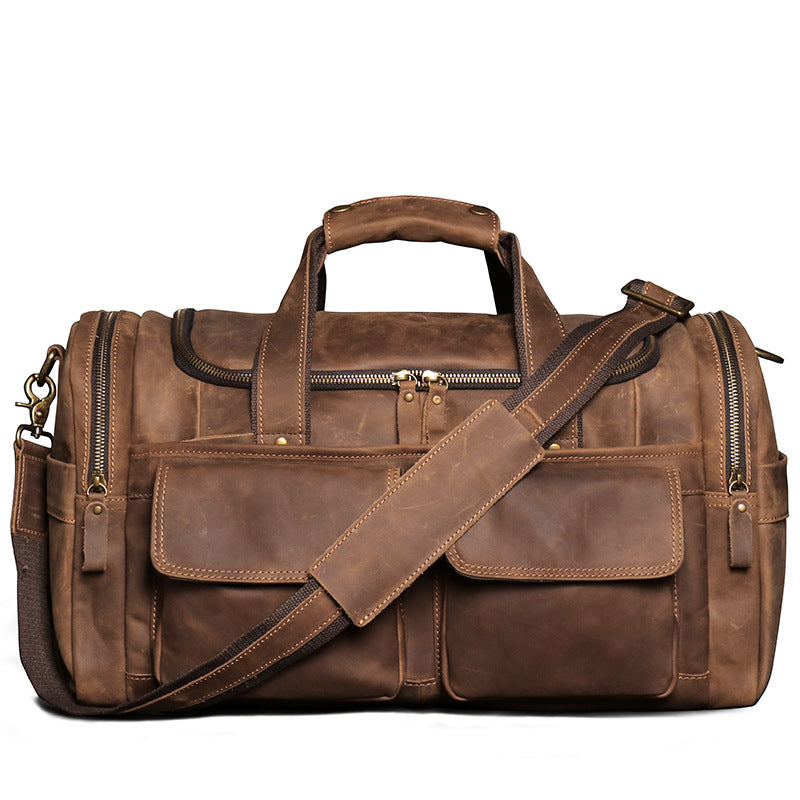 Hand Luggage Bag Genuine Leather
