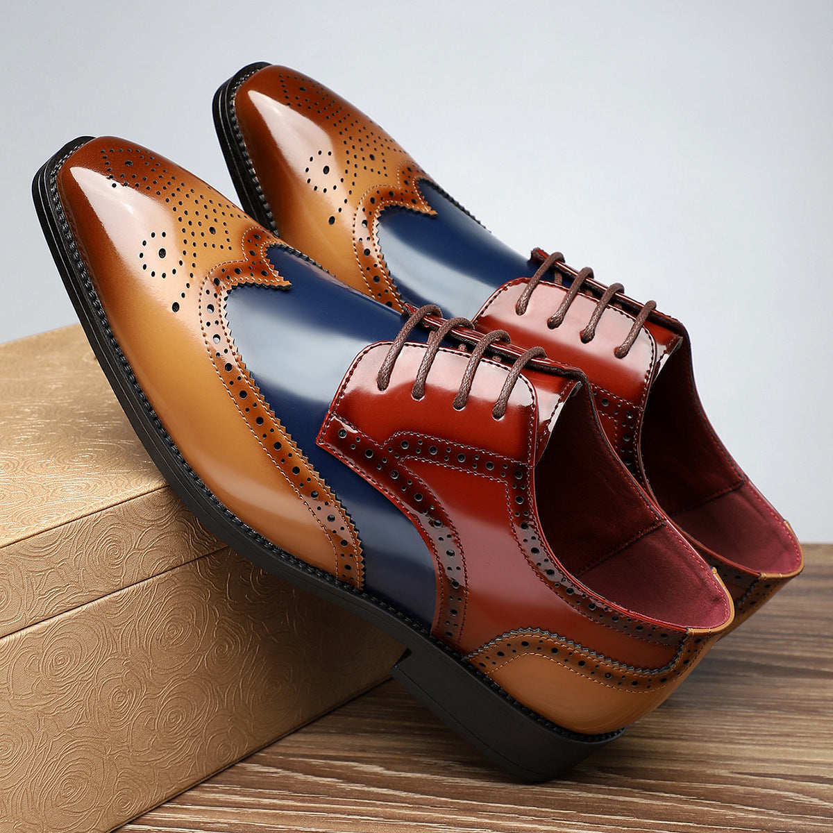 Retro British Style Practical All-match Leather Shoes