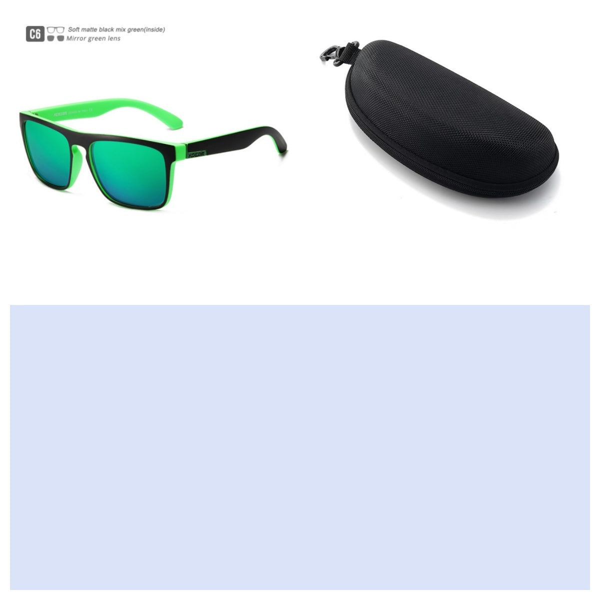 Box Colorful Driving Sunglasses Men's Polarized Sports Sunglasses