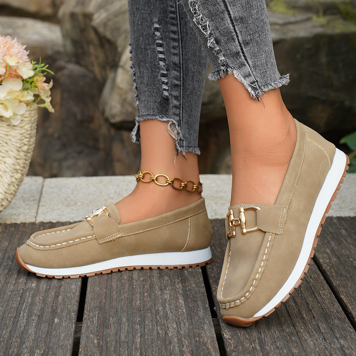 Casual Sports Shoes Foreign Trade Casual Ladies Oversized Shoes