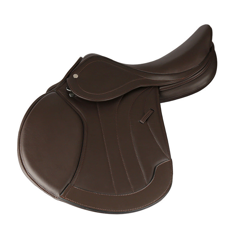 Horse Obstacle Saddle Microfiber Double-layer Fit Saddle Teaching Saddle Saddle