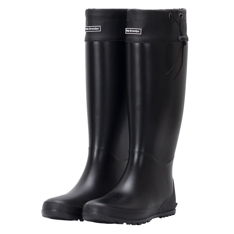 Stocking Slim Fit High-top Casual Rain Boots