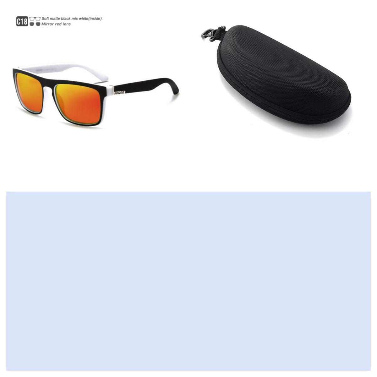 Box Colorful Driving Sunglasses Men's Polarized Sports Sunglasses
