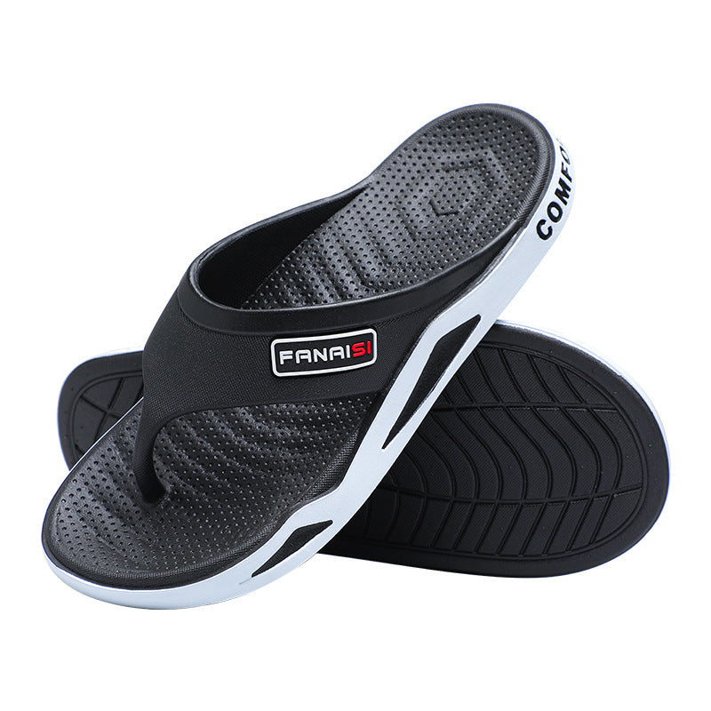 Men's Wear-resistant Casual Outdoor Wear Slippers For Summer Soft Back Thick Back Fashion Flip-flop