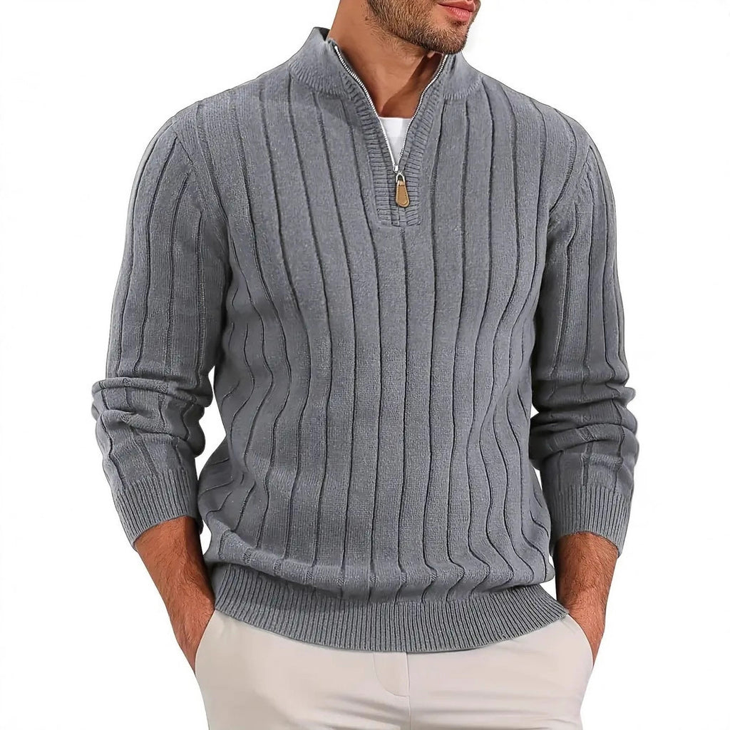 Retro Versatile Long Sleeve Sweater Men