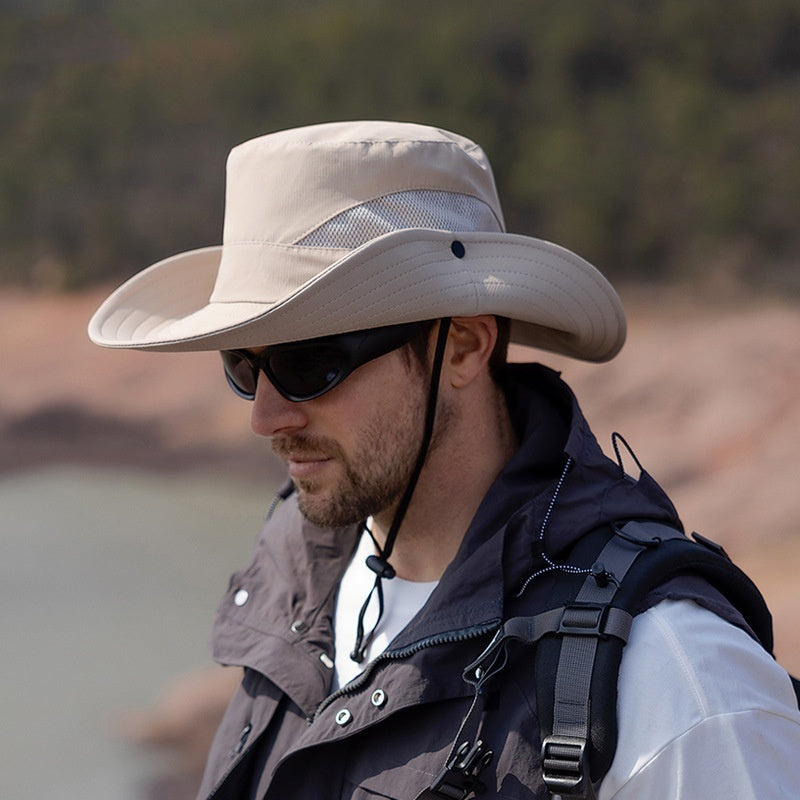 Sun Protection Sun Hat Men's Outdoor Fishing Mountaineering Bucket Hat