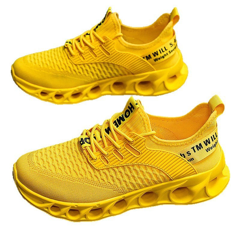 Large Size Autumn Fly Woven Mesh Casual Running Shoes