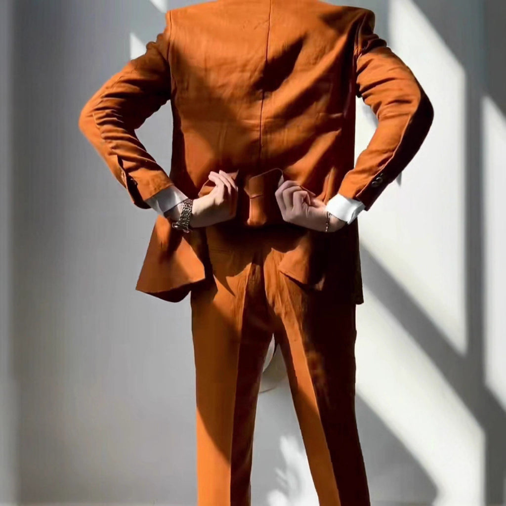 Casual And Lightweight Business Men's Trousers Top Suit