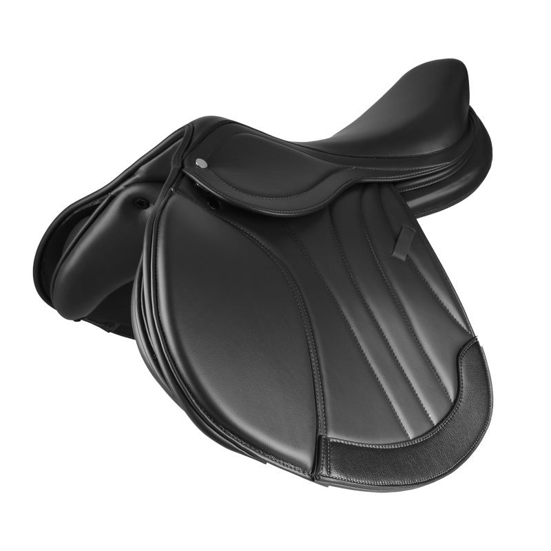 Horse Obstacle Saddle Microfiber Double-layer Fit Saddle Teaching Saddle Saddle