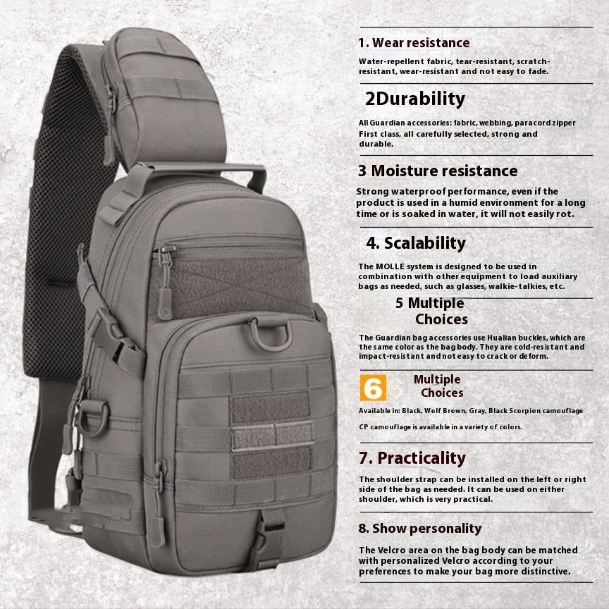 Men's Chest Riding Shoulder Camouflage Messenger Bag