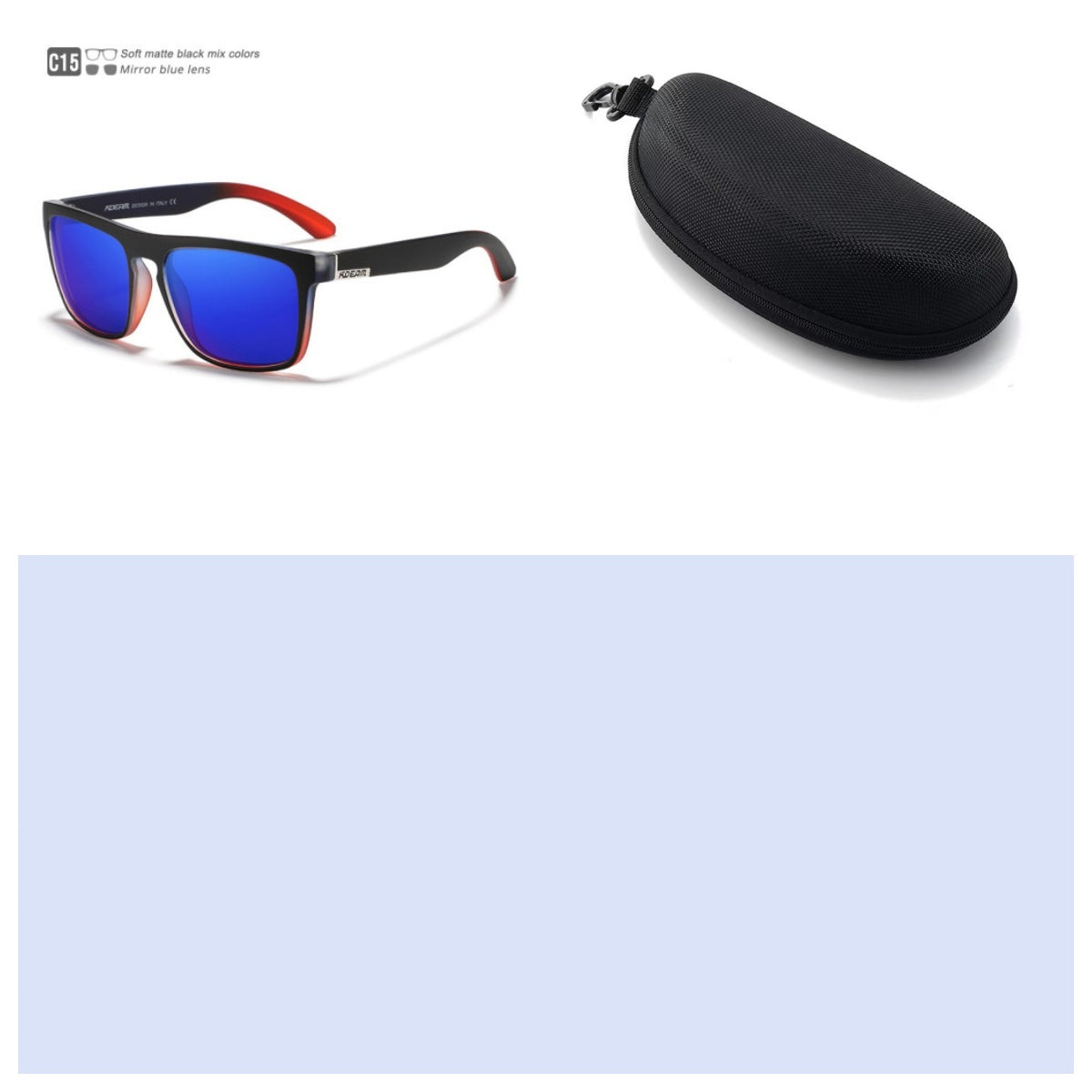 Box Colorful Driving Sunglasses Men's Polarized Sports Sunglasses