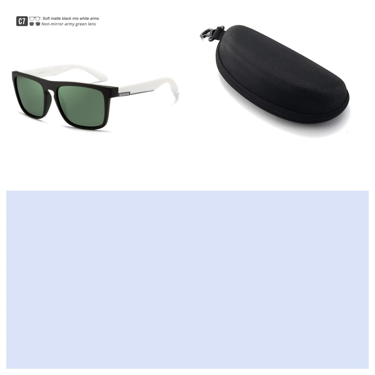 Box Colorful Driving Sunglasses Men's Polarized Sports Sunglasses