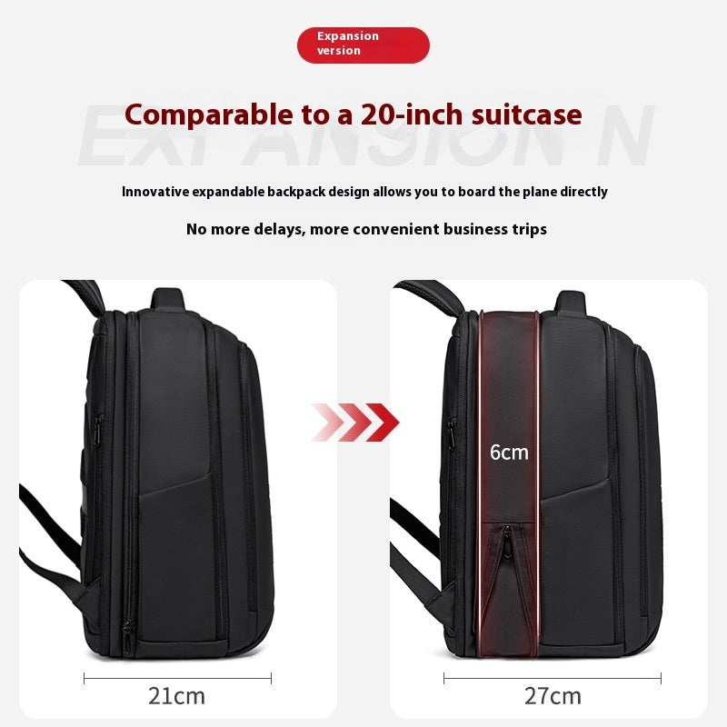 Men's Simplicity Daily Commuter Waterproof Business Computer Bag